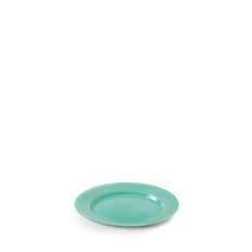 Lyngby Porcelæn Rhombe Color Frokosttallerken Ø21 cm aqua