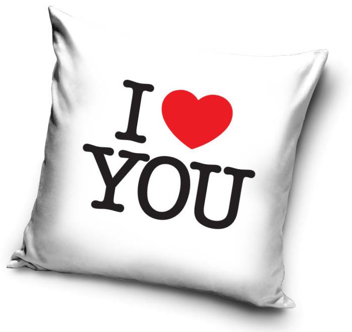 Love I love you örngott 40x40 cm