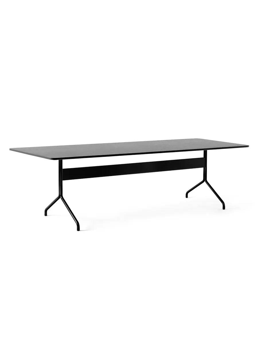 Pavilion Bord AV24 fra &Tradition Sort lakeret eg - Sort stel - Jacobsen Plus
