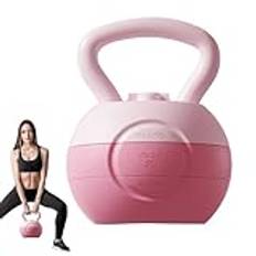 Kettle Bell, Adjustable Kettlebells, Strength Training Weights, Customizable Weight and Design, Perfect for Full Body Workout and Gym Fitness, (PE+PC+ABS)
