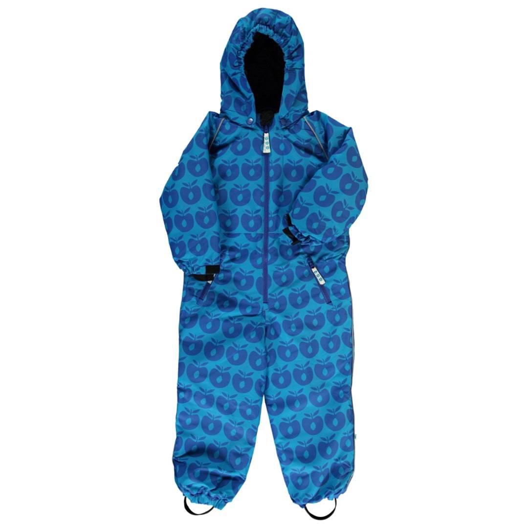 Flyverdragt til børn med æbler - Ocean Blue / 9-10