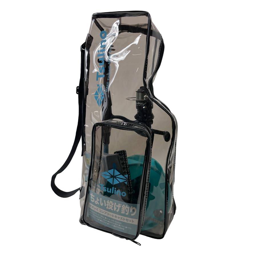 Tsulino BEGINS COMPLETE CAST SET [Fishing beginner's set including rod, reel, tackle, bucket, bag, etc.]