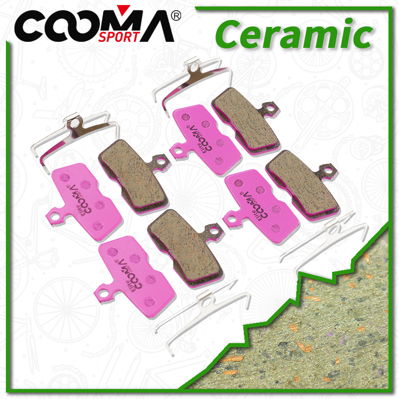 4 Pairs Ceramic BicycleDiscBrakePadsfor SRAM Motive, DB8/6/4, CODE R (2011 to Now), Guide RE, G2 RECalipers