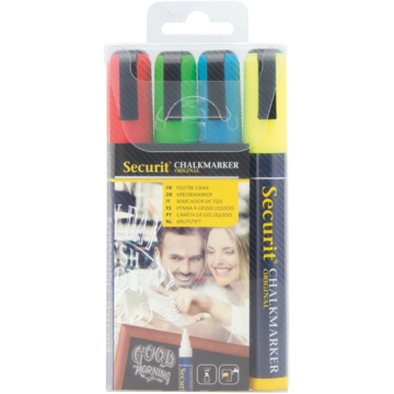Securit Griffelpenna Mix 2-6mm 4-pack
