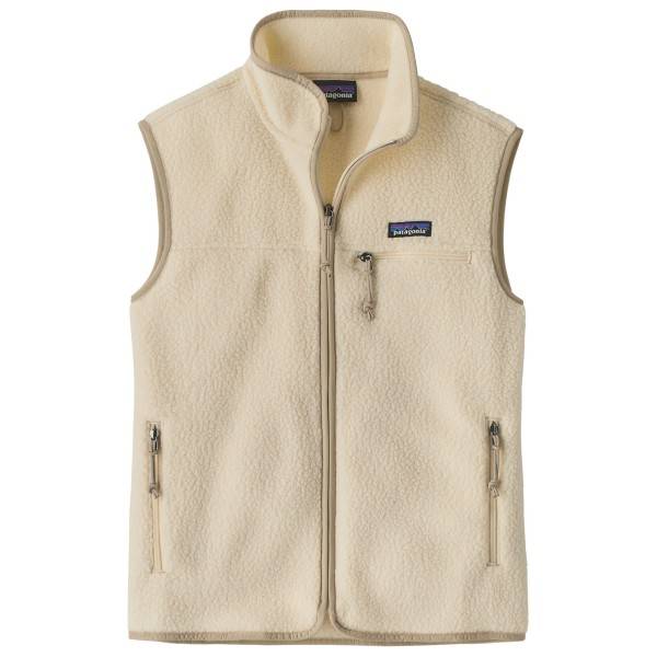 Patagonia Women's Retro Pile Vest Fleeceväst Dam Storlek M Färg beige
