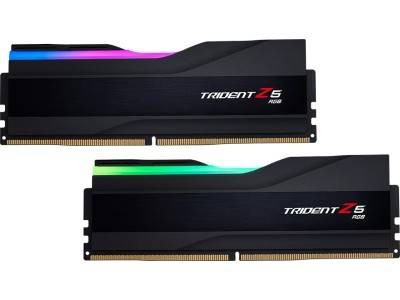 32 GB (2x16GB) DDR5-6400 G.Skill Trident Z5 RGB CL32, XMP - Svart