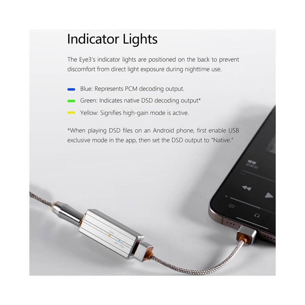 HIFI TC44 Pro E3 the 3rd-Gen Hi-Res DAC AMP Adapter CS43198 DAC Volume Control 3.5mm 4.4mm Balanced Output