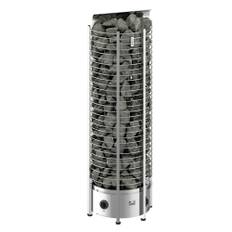 SAWO Elektriskt Bastuaggregat Tornvägg 3P - 8 kW (7-14 m3) 475x250 mm / NB, inbyggd styrning (inkl. timer och termostat)