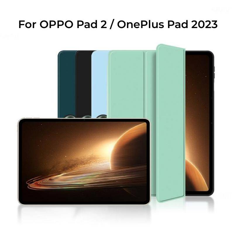 Fodral för OnePlus Pad 11,61 tum Magnetisk PU-läderfodral för OPPO Pad 2 11,61'' 2023 Tri-Folding Tablet Skyddsfodral
