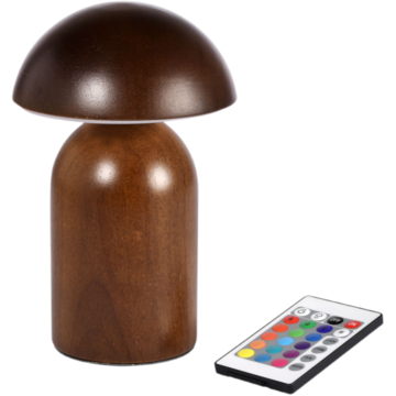 LED-Lampa Amanita Brun