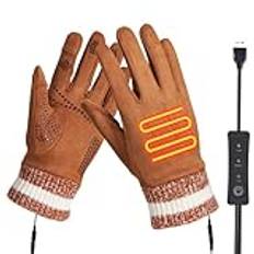 Usb Heating Gloves | Vinterpekskärm Gloves | Cold Weather Hand Warmers | Usb-Powered Snow Glove, Outdoor Pekskärm Mittens, Usb Snowboarding Glove, Heated Gloves for Driving