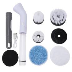 Electric Rotating Scrubber Power Shower Scrubber Multifunctional Cordless Rechargeable Cleaning