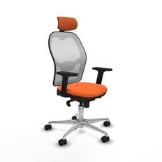 Ergonomisk kontorsstol med nackstöd - Piqueras y Crespo 2D086N2 Orange