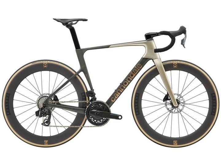 Cannondale SuperSix EVO 1 Hi-Mod Gen 5 Force AXS Racercykel Platinum - Ramstorlek 58 -