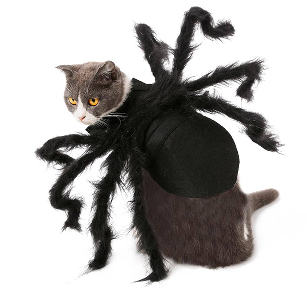 Husdjurs Cosplay Kostym Hund Katt Dekor Kläder för Daglig Lek Festival Semesterfest Svart S
