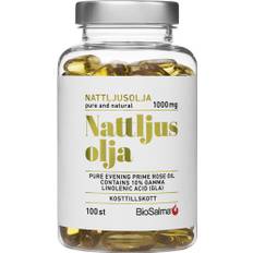 BioSalma Nattljusolja 10% GLA 1000mg, 100 st