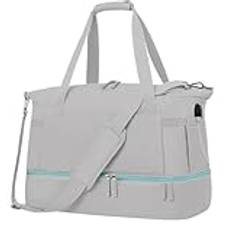 Gym Bag Womens, Foldie Travel Bag, Sport Gym Duffel Bag, Small Gym Duffel, Sport Gyms Duffel Bags with Lightweight Design and Breathable Material, Ideal for Men and Women