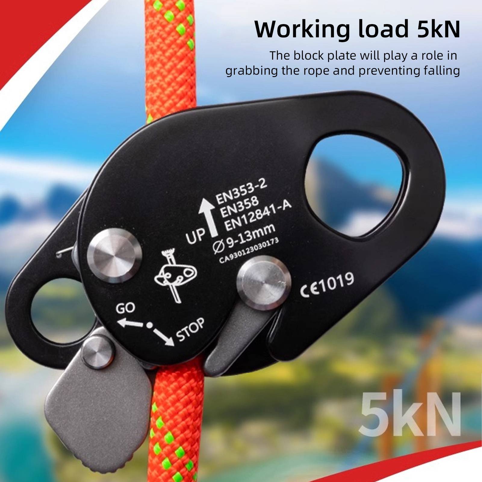 Climbing Rope Grab Rope Device Practical Trees Climb Ropes Survival Tools for Mountaineering Rope Grab