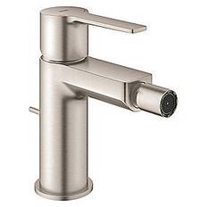 GROHE Lineare new bidetarmatur 114mm tud med bundventil. Supersteel