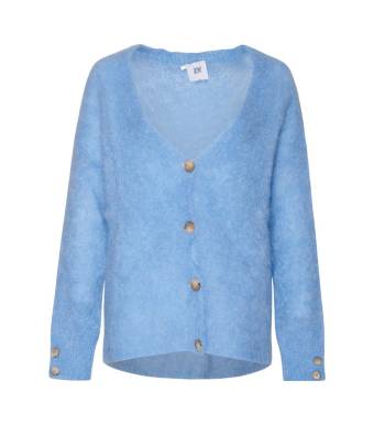 Tiffany Clothing Dama Knit Cardigan, Sky Blue