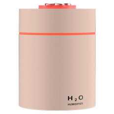 Luftfugter med LED Lys, Mini H2O, Pink