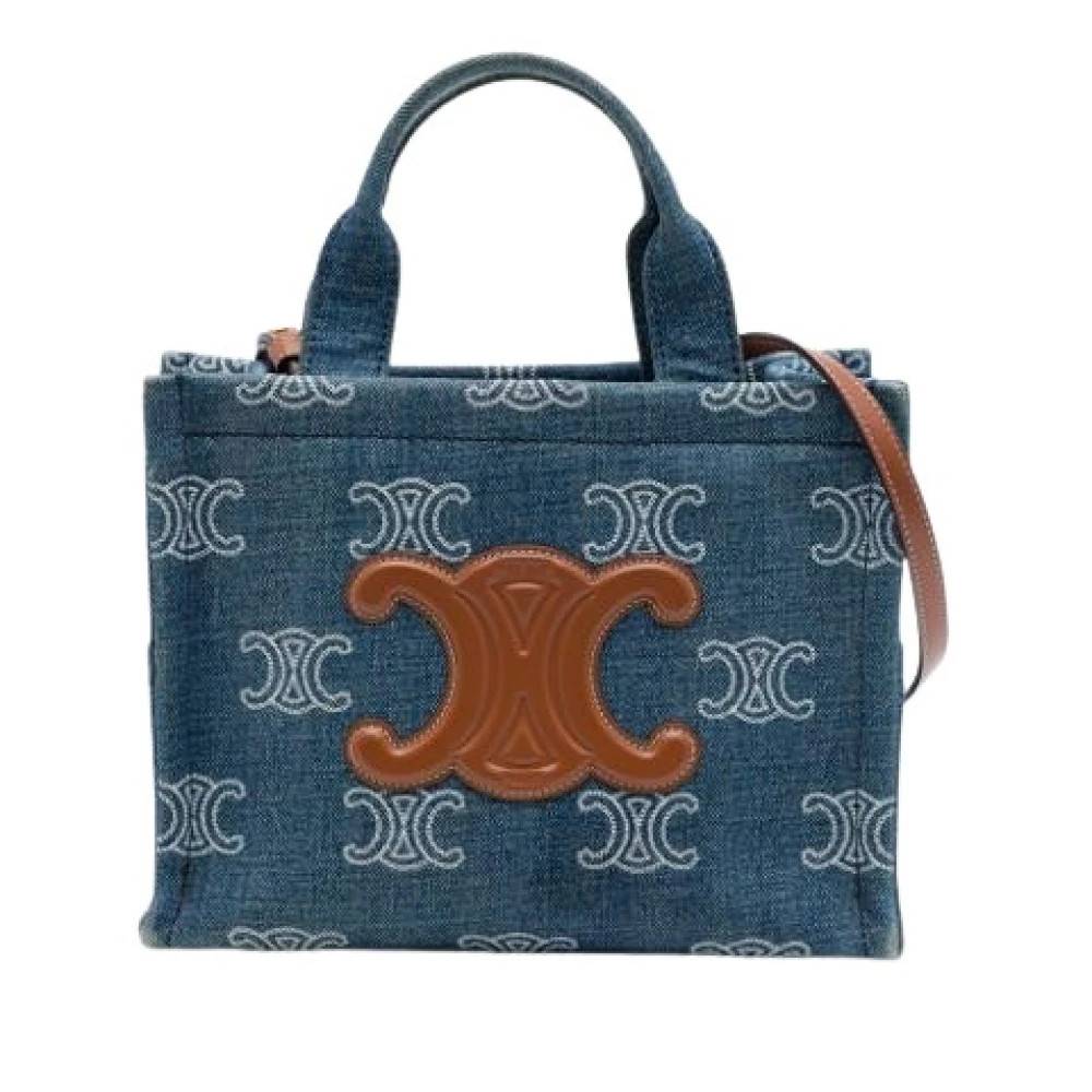 Celine Vintage - Pre-owned Denim Satchel Vintage - Dam - ONE Size - Denim
