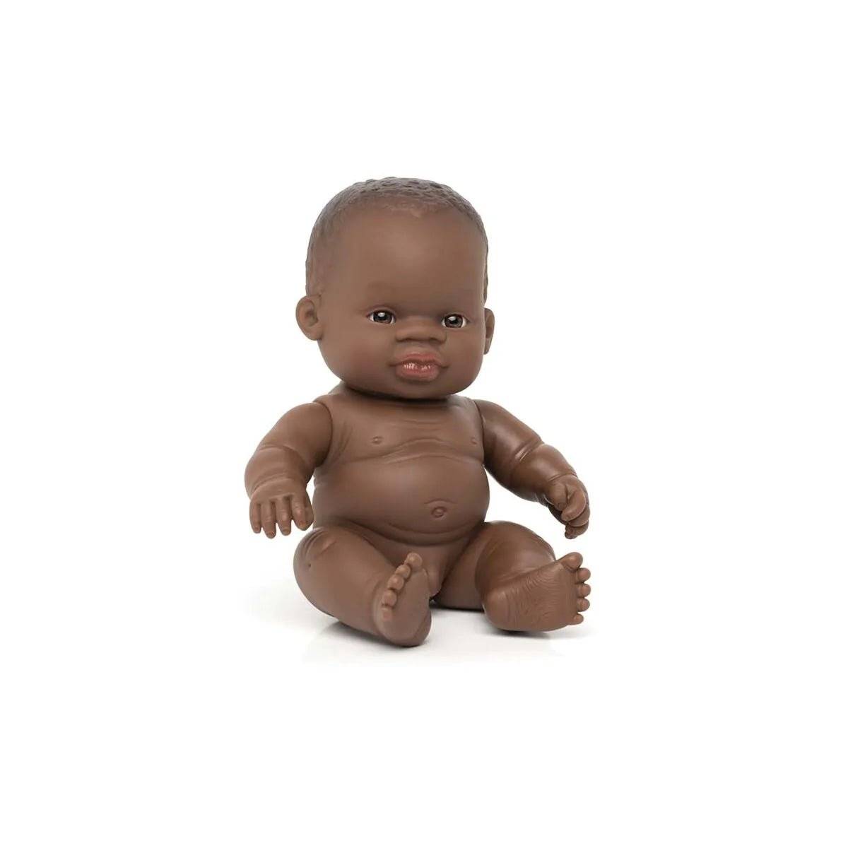Miniland - Babydukke - 21 cm - Afrikansk - Dreng.