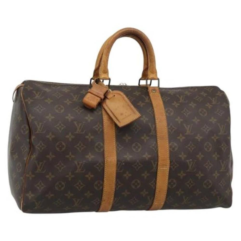 Louis Vuitton Vintage Pre-owned Boston Bag - Vintage - Dame - Brun - ONE SIZE - Læder