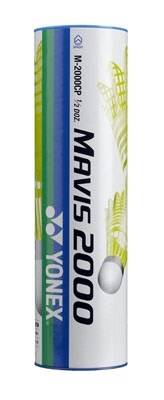 Mavis 2000 Middel Hastighed (Gul) Bedst Solgte Nylon Fjerbolde.