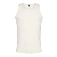 Tank-top i 100% merino uld til mænd, JBS, hvid, str. medium