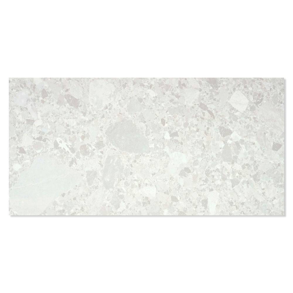 Klinker Stay Terrazzo Vit Polerad 60x120 cm