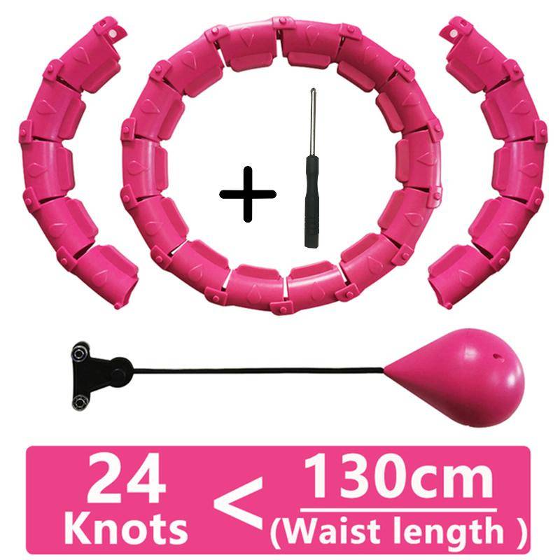 izable Fit Abdomen Athletic Hoop 24-Section Thin Waist Removable Athletic Massage Fitness Training Weight Loss