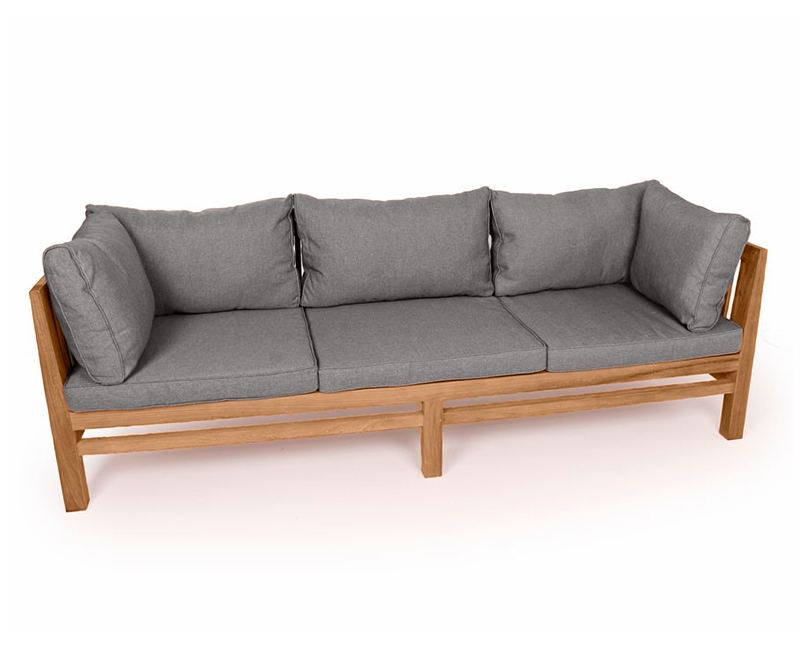 Colorado EASY DRY Teak Sofa 3 pers. - Grå