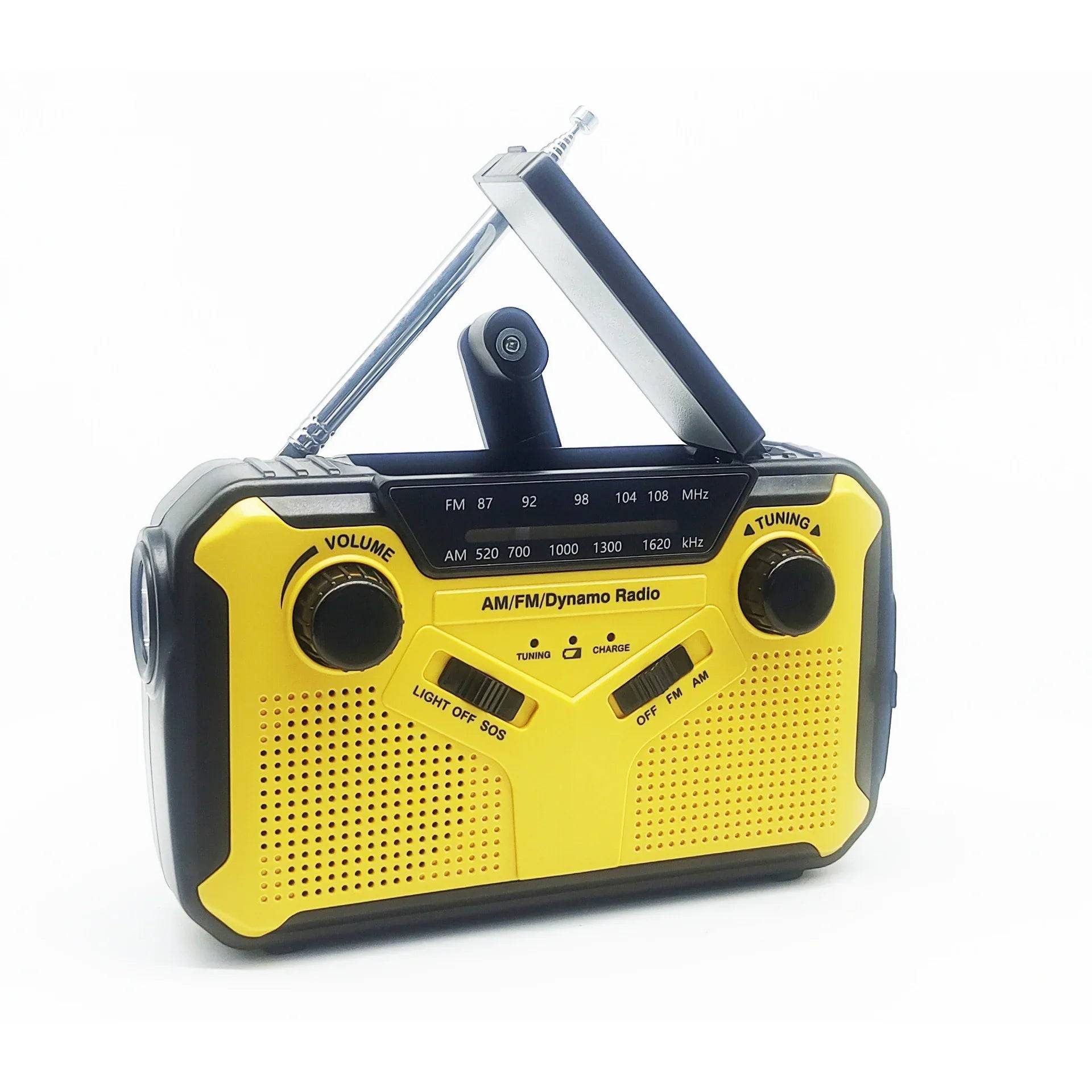 Emergency Solar Radio - Yellow (EU)