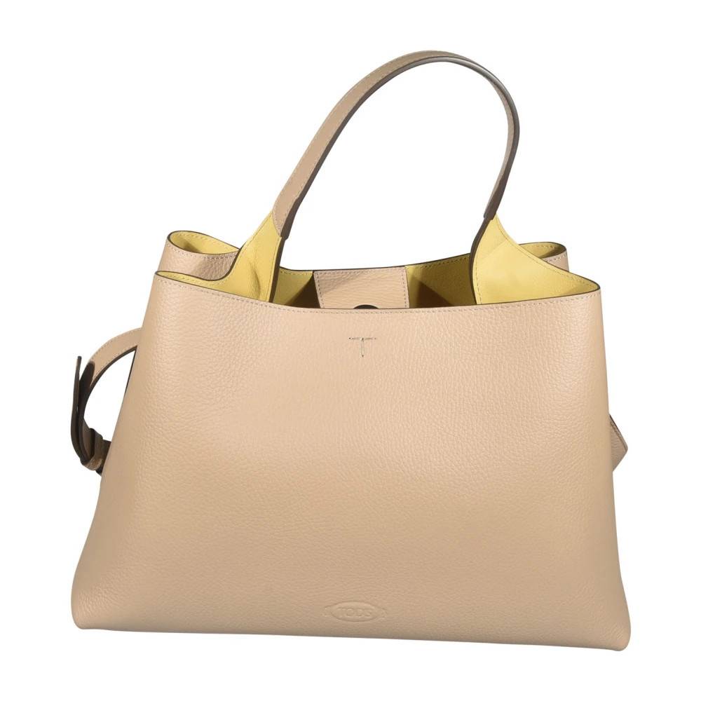 Tod's APA Top Handle Medium - Tasker - Dame - Beige - ONE SIZE - Læder