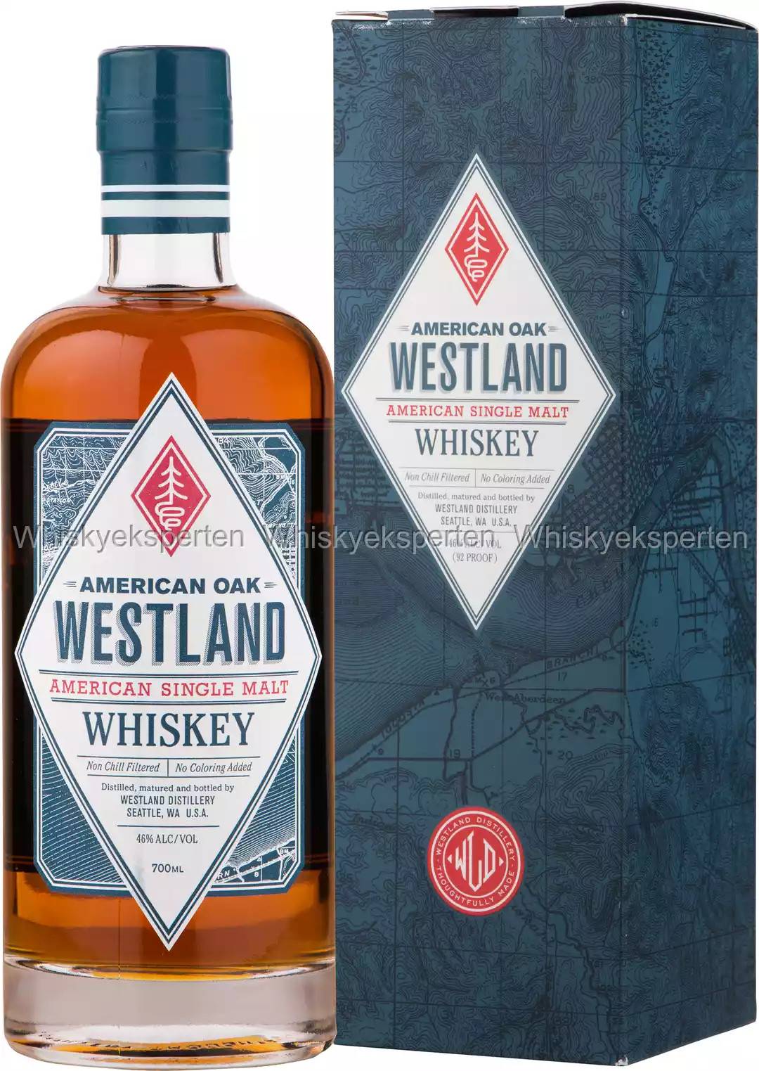 Westland American Oak 70 cl, 46%