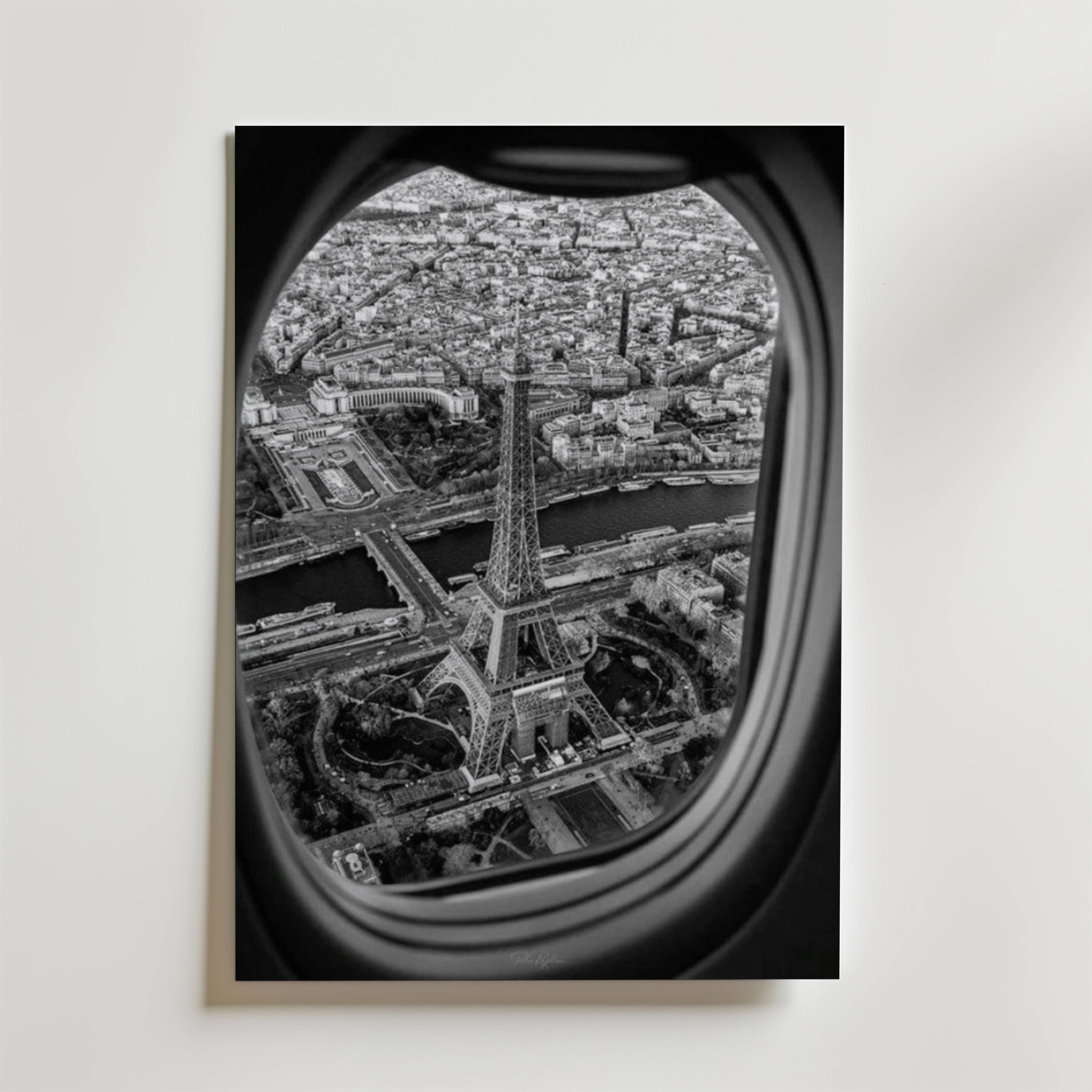Paris View Poster - Premium Canvas 70x100 cm