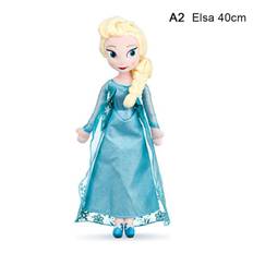 1 st Frozen docka snödrottningen prinsessan fylld plysch Elsa 40cm