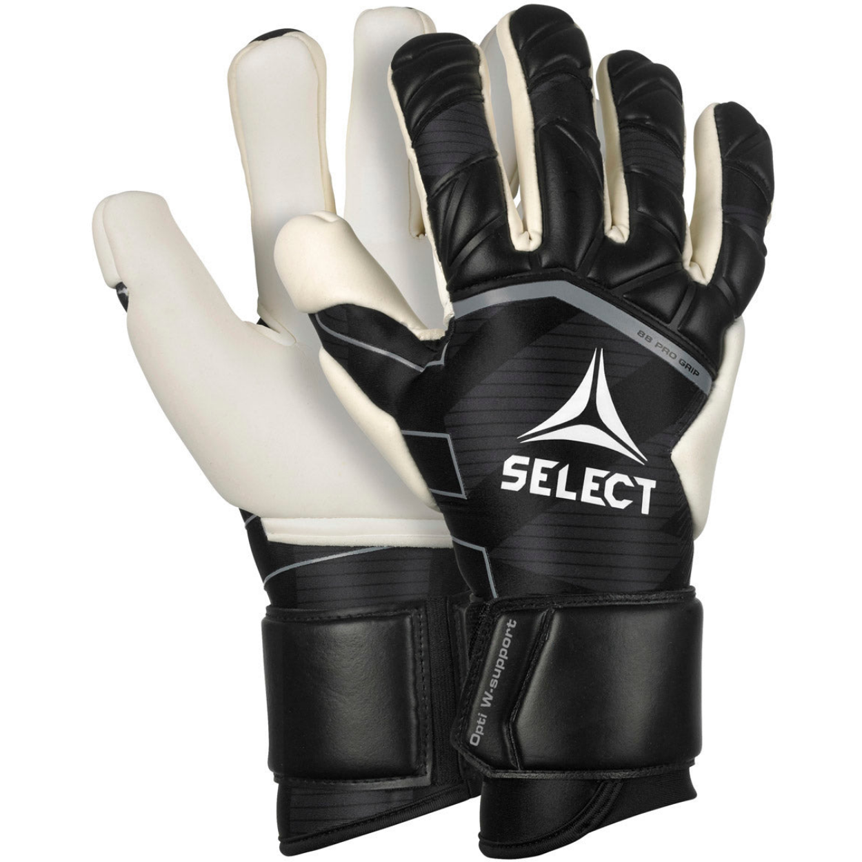 Select - 88 Pro Grip v24 målmandshandsker - Unisex - 8 - Sort