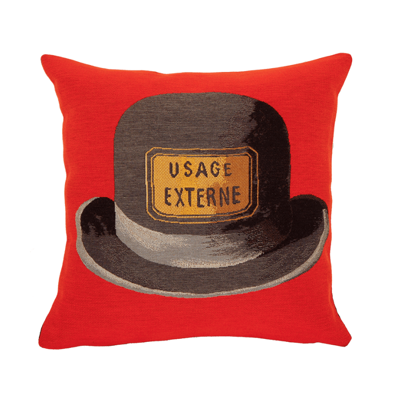 Magritte Le bouchon d’épouvante rouge pude fra Poulin Design - Jacobsen Plus