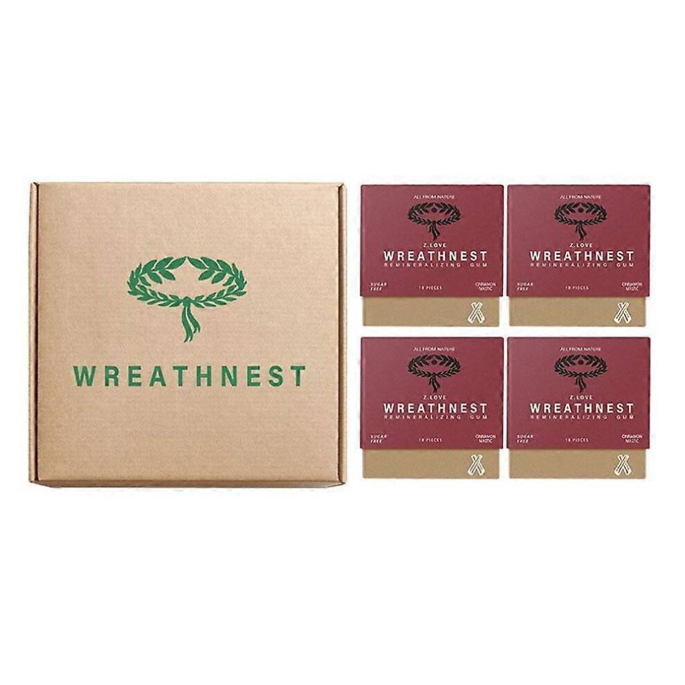 (Cinnamon Flavor set) Remineralizing Chewing Gum,Mint Remineralizing Chewing Gum-18Pcs/Box