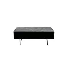 HANDVÄRK Furniture The Modular Sofa - Accent Table Light Grey Marble
