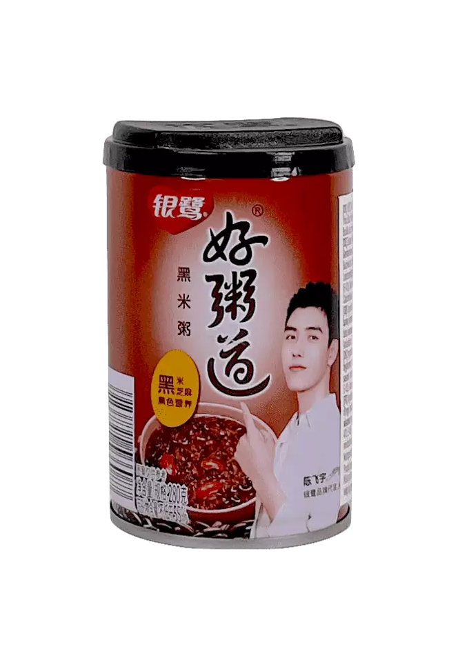 Congee Svart Ris 280g Yin Lu Kina