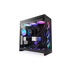 NZXT H9 Flow RGB+ (2025) - All Black - Controller incl - Chassi - Miditower - Svart