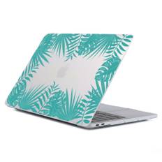 Macbook Pro 14 M1/M2/M3 (2021/2023) Hårdt Plastik Cover - Grønne Blade