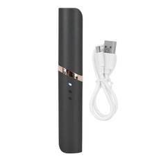 Black Electric Eyelash Curler LongLasting Heated Curler USB Charge Eyelash Perming Tool