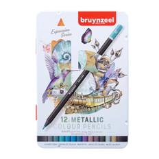 Bruynzeel Expression metallic farveblyanter | 12 farver
