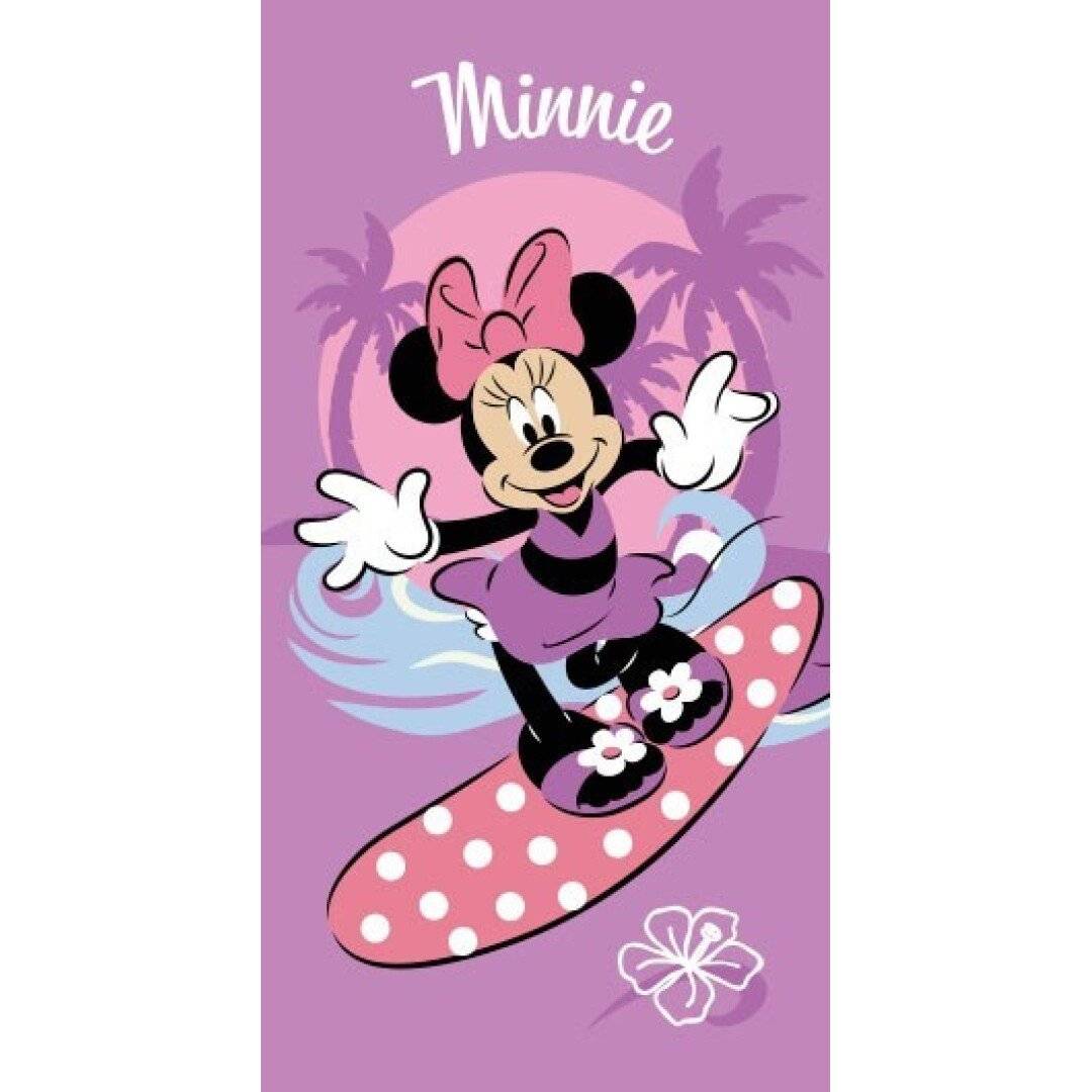 Disney - Minnie Surf - Beach Towel 100% Polyester - 70X140Cm