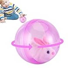 Hundleksak med rullande boll, interaktiv kattleksaksboll - Elektrisk kaninlöparboll - Elektrisk interaktiv Cat Toy Auto Rolling Ball för Cat Automatic Moving Rabbit Rolling Toy