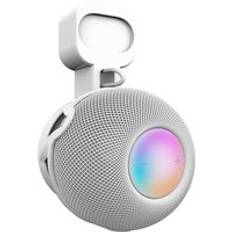 Premium väggfästehållare för apple homepod mini -stativ, göm helt och hållet nätsladden, högtalarstativ tillbehör hemmakontor - Vit